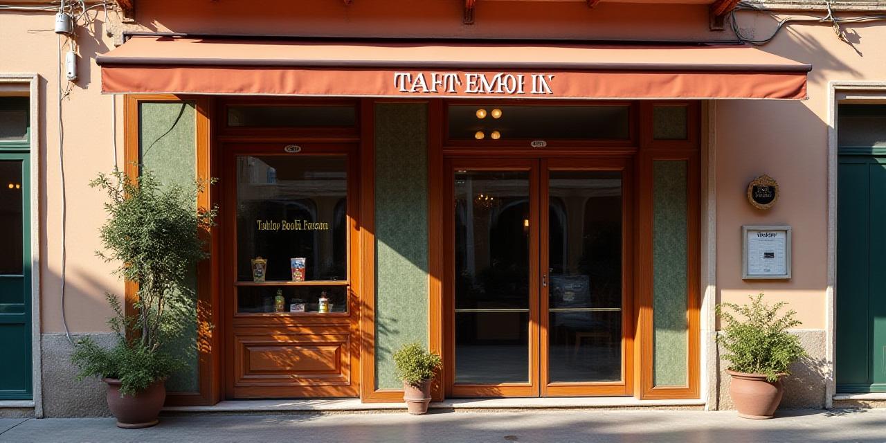 Facciata del ristorante Eolo's Table a Roma